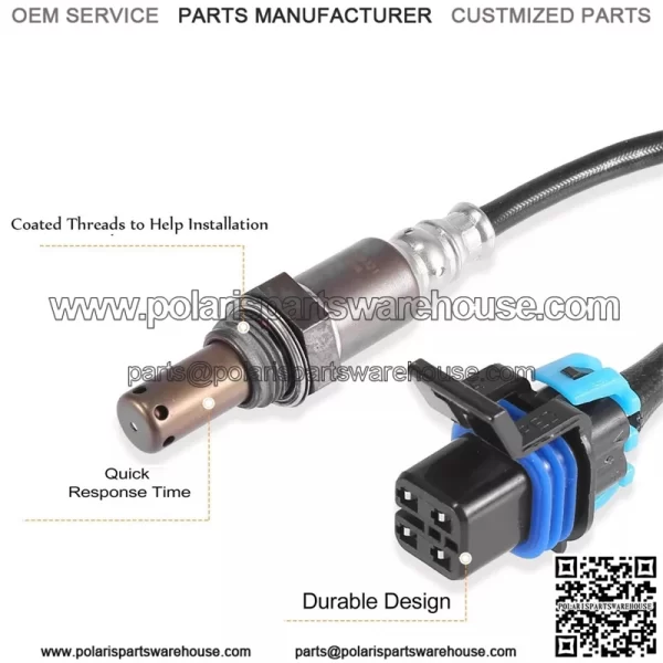 Oxygen sensor (rear)  12589321   45CM for Cadillac 09 Escalade 6.0L - Image 2
