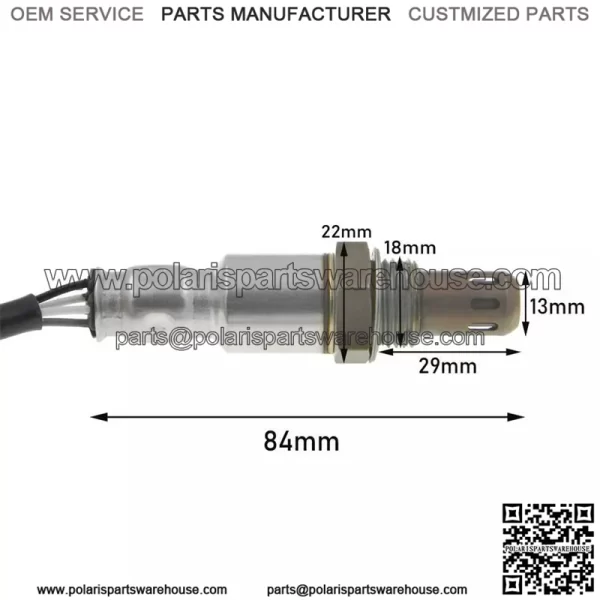 Oxygen sensor (rear)  12631044   40CM for Cadillac 10 Seville SLS 2.0T - Image 3