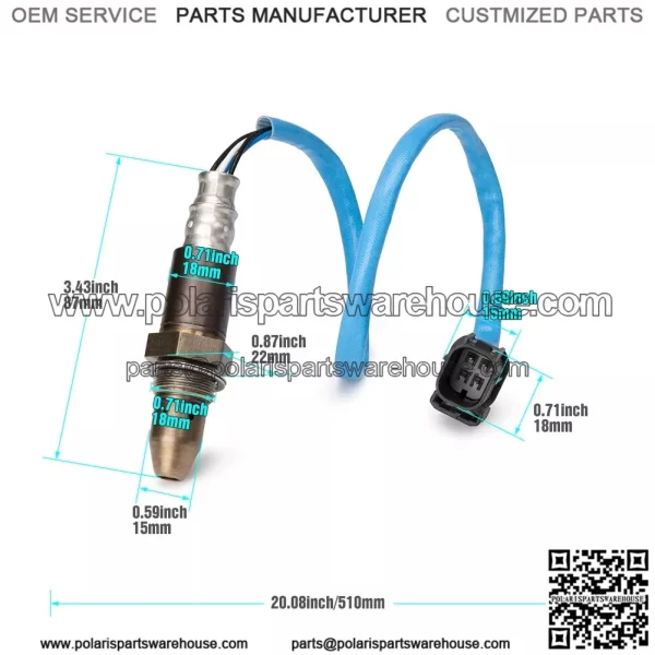 Oxygen sensor (front) 36531-RLC-J01  for Honda City GB6/8 - Image 2