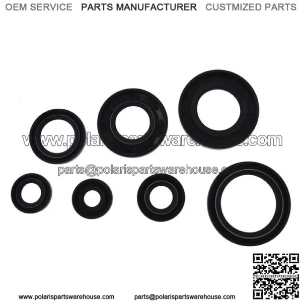 For Yamaha Blaster 200 YFS200 1988-2006 Engine Crank 7 Piece Oil Seal Set Kit - Image 2