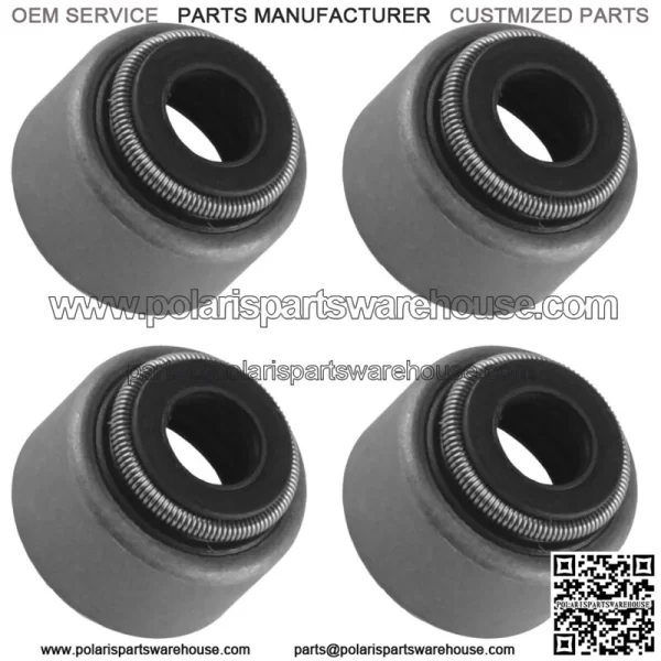 4x Valve Stem Seal For Yamaha Grizzly 700 2007-2012 2019-2021 (For: Yamaha Raptor 700)