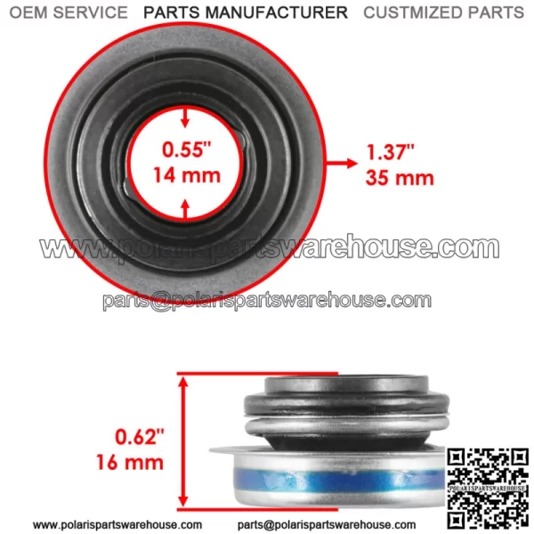 Water Pump Mechanical Seal for Yamaha Raptor 700R YFM700R YFM 700R 2011-2018 - Image 2