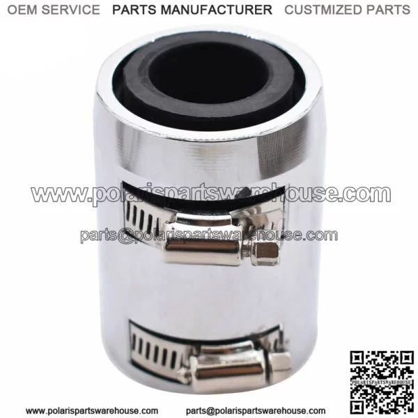Universal 48" Stainless Steel Radiator Flexible Coolant Water Hose with Caps Kit - Image 4