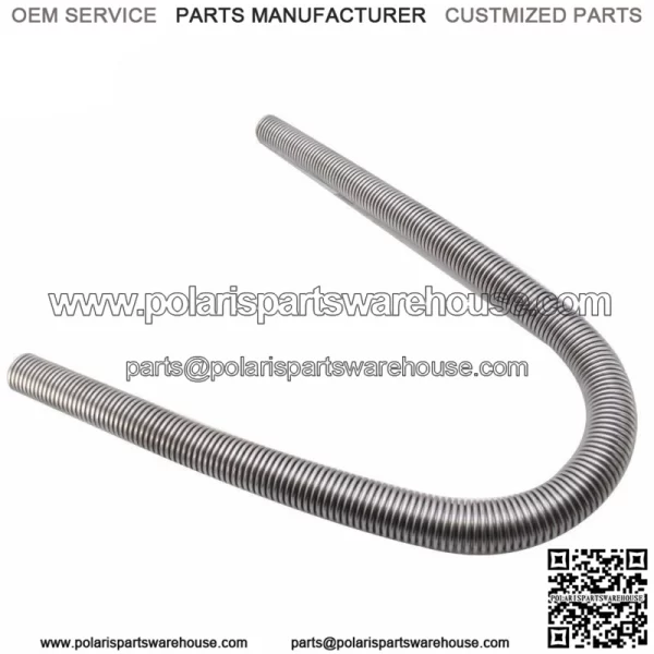 Universal 48" Stainless Steel Radiator Flexible Coolant Water Hose with Caps Kit - Image 5