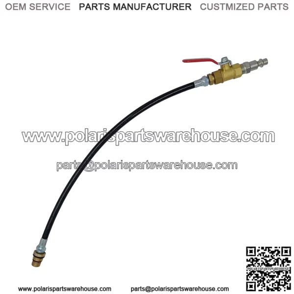 Engine cylinder leak test tube