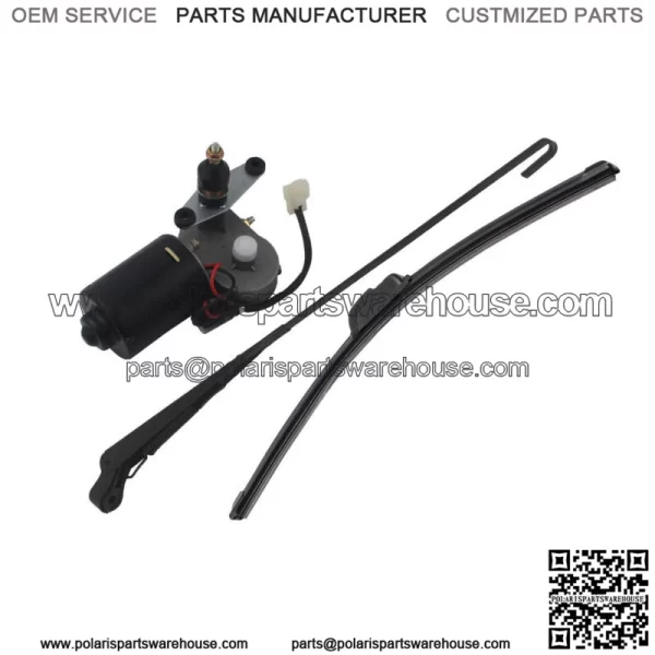 For Polaris RZR Ranger Kawasaki MULE UTV 12V Electric Windshield Wiper Motor Kit For: More than one vehicle