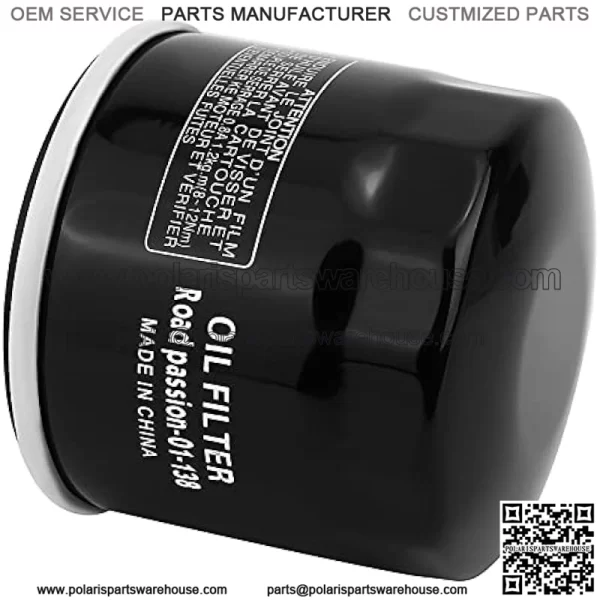 Oil Filter for SUZUKI LTF400 EIGER 2X4 2002-2004 LTF400F EIGER 4X4 400 2002-2007 LTF400F KINGQUAD 4X4 2008-2015pack of 2 - Image 2