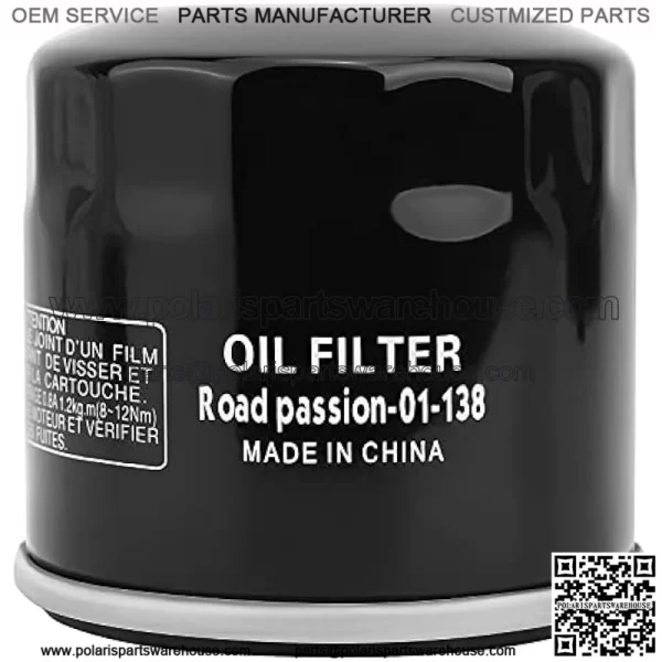 Oil Filter for SUZUKI LTF400 EIGER 2X4 2002-2004 LTF400F EIGER 4X4 400 2002-2007 LTF400F KINGQUAD 4X4 2008-2015pack of 2 - Image 5