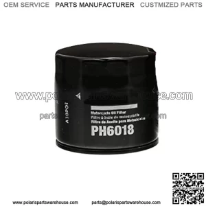 Extra Guard PH6018 Motorcycle Replacement Oil Filter, Fits Select Aprilia, Artic Cat, Kymco, and Suzuki Models