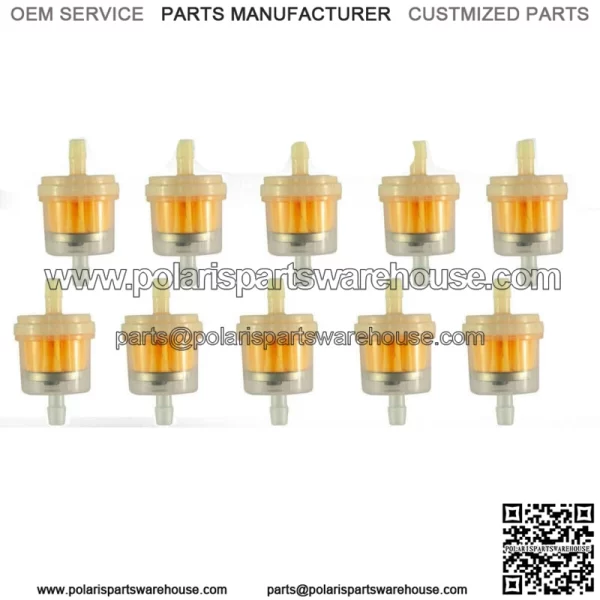 10pcs Inline Gas Fuel Filter 6MM 7MM 1/4" For Lawn Mower Small Engine Car Parts (For: Ford F-150)
