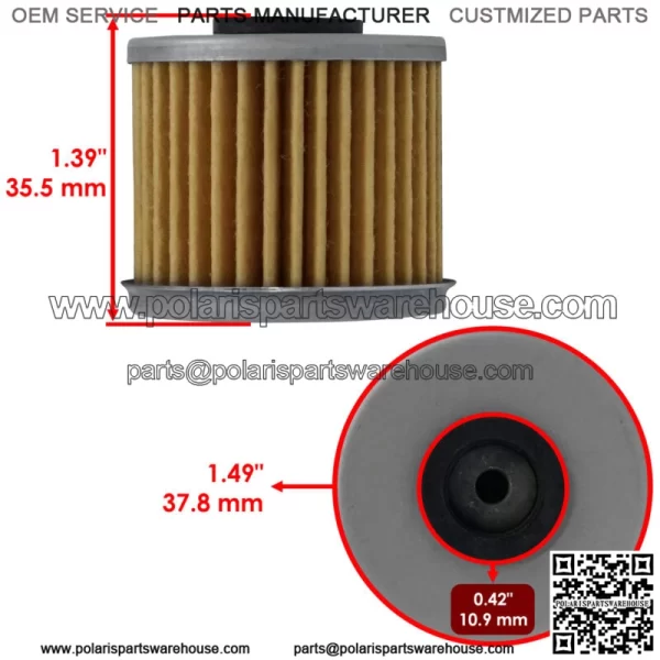 15412-MGS-D21 Oil Cooler Filter For Honda NC700 2012 2014-2018 - Image 2
