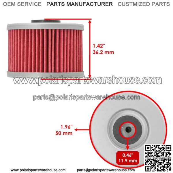 for Honda Honda TRX250 TRX-250 TRX 250 Fourtrax 1985 1986 1987 Oil Filter For: Honda - Image 2