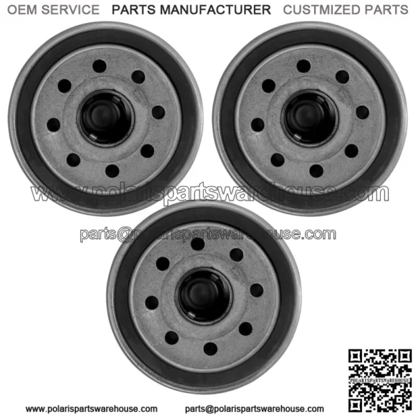 3 Pack Oil Filter for Yamaha YFM660 Grizzly YXR660 Rhino YFM450 Kodiak YYFM450Fx (For: 2006 Yamaha Rhino 660) - Image 4