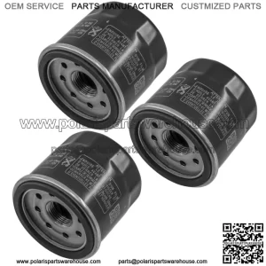 3 Pack Oil Filter for Yamaha YXR660 Rhino YZF R6 599 XJ6 Diversion 600 2006-2013