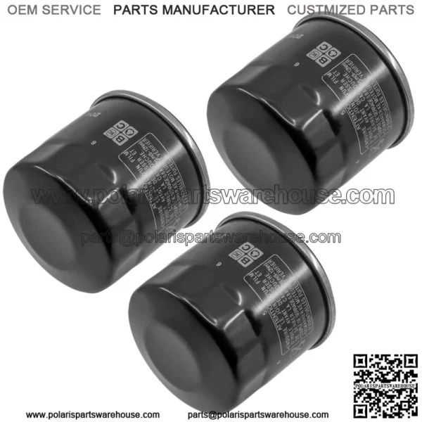3 Pack Oil Filter for Yamaha YXR660 Rhino YZF R6 599 XJ6 Diversion 600 2006-2013 - Image 3