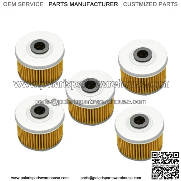 5x Oil Filter For Honda Rancher 350 420 TRX300EX TRX400 Foreman 500 Fourtrax 300 (For: Honda TRX700XX)