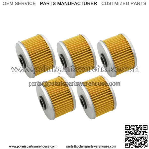 5x Oil Filter For Honda Rancher 350 420 TRX300EX TRX400 Foreman 500 Fourtrax 300 (For: Honda TRX700XX) - Image 2