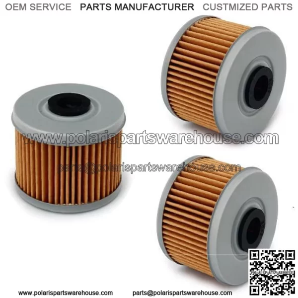 3x Oil Filter For Honda Fourtrax Foreman 400 450 500 TRX450 Rancher 420 TRX420 (For: Honda FourTrax Foreman 400)