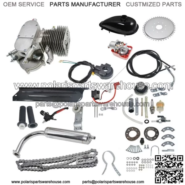 2-Stroke 100cc YD100 Motorized Bicycle Engine Motorcycle Complete Kit