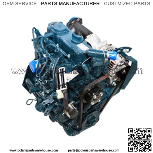ENGINE, DIESEL, KUBOTA, TIER4