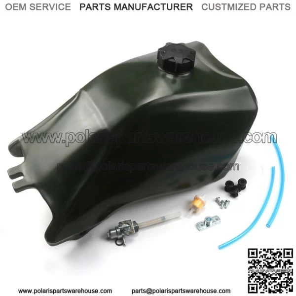 For Honda TRX300 TRX 300 1993-00 plastic gas fuel tank fourtrax green & petcock For: Honda - Image 2