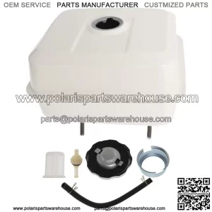 For Honda GX340 11HP GX390 13HP Fuel Tank Chrome Gas Cap Fuel Filter 6.4L