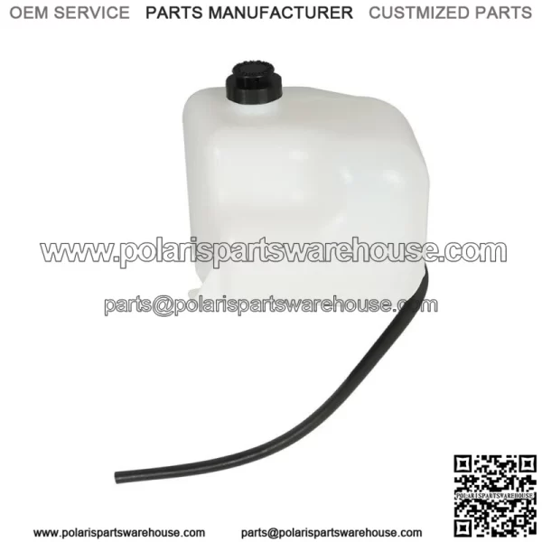 Truck Coolant Bottle & Cap For 1981-1987 Chevy GMC GM Mounting Hardware & Hose - Image 3