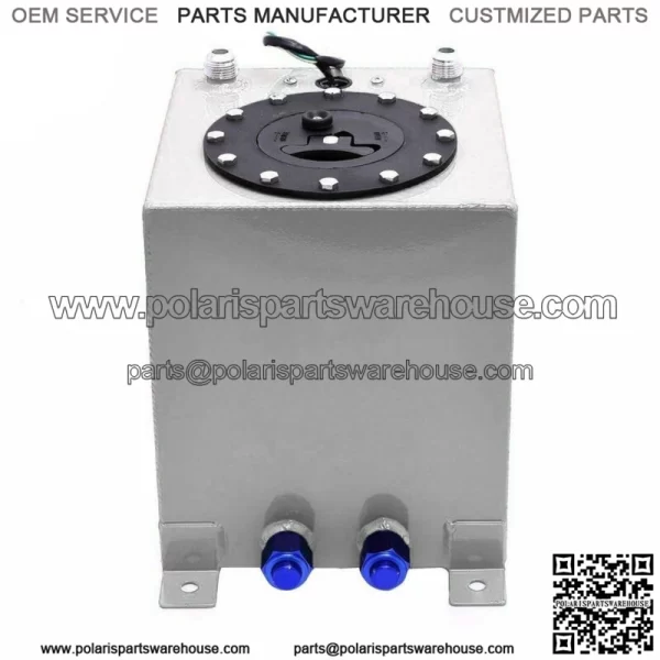 2.5 Gallon / 10L Fuel Cell Tank Aluminum Racing Drift W/ Level Sender - Image 3