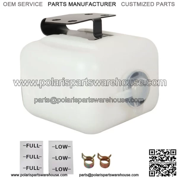 For Kubota Overflow Coolant Bottle W/ Bracket - Coolant Reservoir