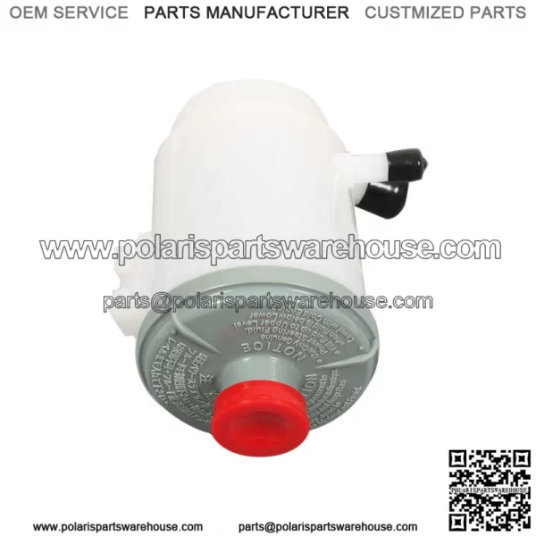 Power Steering Reservoir with cap For 2010-2011 Honda Accord Crosstour White - Image 3