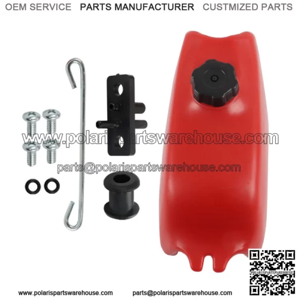 For Honda ATC70 ATC 70 1972-1983 1984 1985 Plastic Fuel Tank & Gas Cap Red - Image 3
