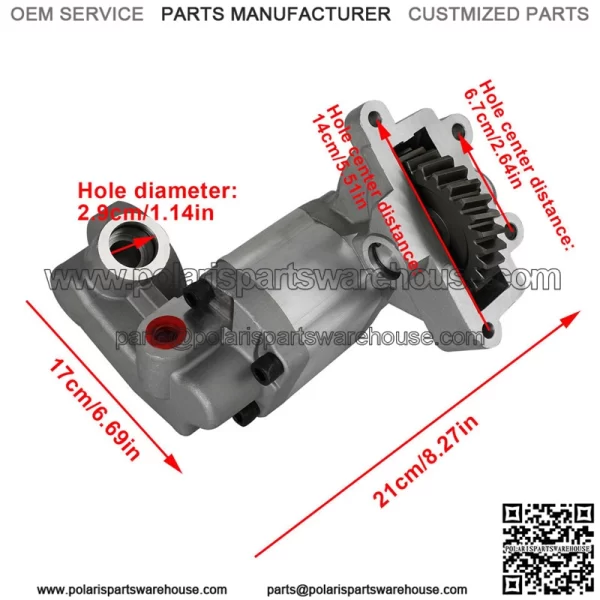 Fits For Ford Tractor Hydraulic Pump 83928509 E2NN600AB E1NN600AB 83996272 - Image 2