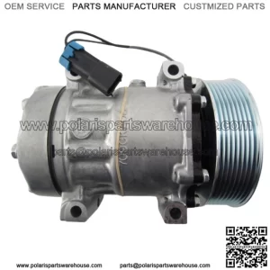 OEM SANDEN AC Compressor model 4493 with PV8 Clutch fits Volvo VHD VNL VNM