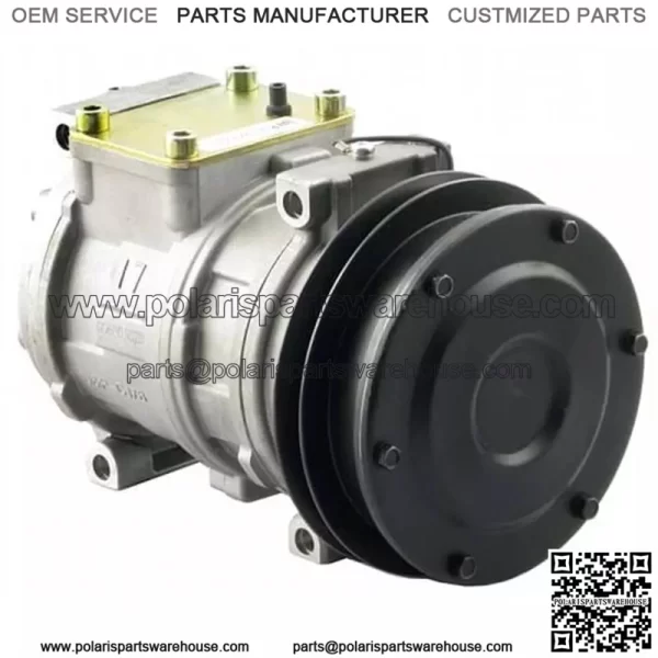 88295763 Nippondenso 10PA17C Compressor, w/ 1 Groove Clutch -Fits John Deere