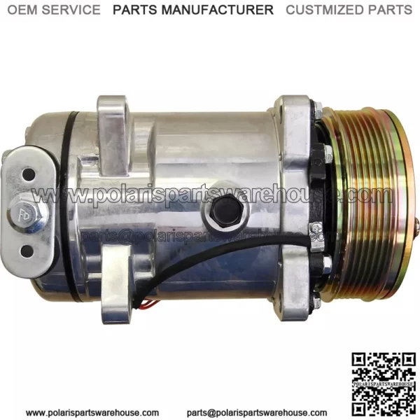 F0NN19D629AA Compressor Sanden SD510 Style for Ford/New Holland 5640 ++ Tractors - Image 3