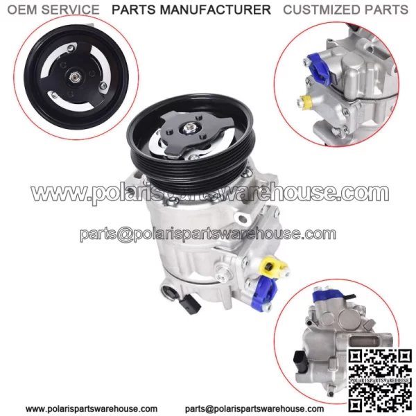 A/C AC Compressor For 2005-2014 VW JETTA 2.5L 2010-2014 Golf 2008 Passat R32 - Image 2