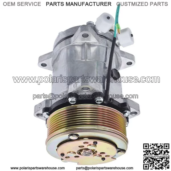 A/C Compressor With Clutch For 1985-1987 1988 1989 1990 Jeep Cherokee 2.1L 2.5L - Image 3