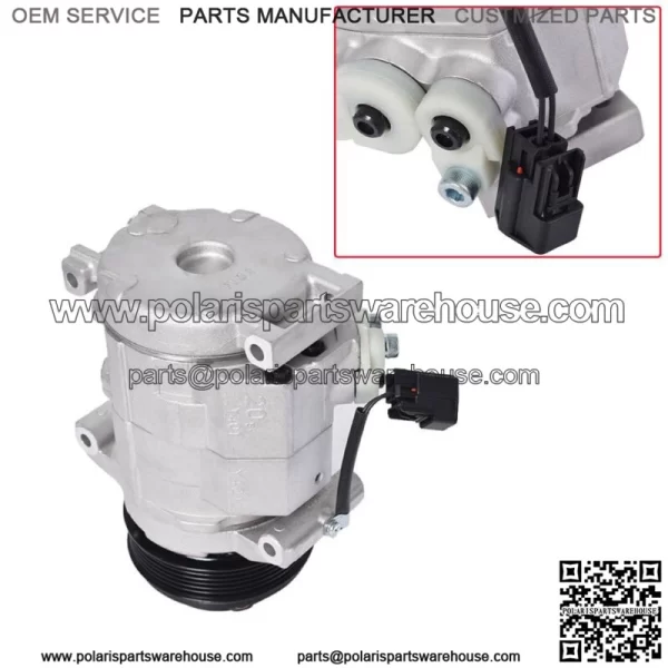 New A/C AC Compressor For 2008-2012 Buick Enclave Chevrolet Traverse GMC Acadia - Image 2