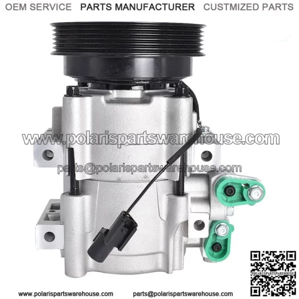 A/C AC COMPRESSOR W/CLUTCH For 2001-2004 2005 2006 Hyundai Santa Fe 2.7L V6 - Image 2