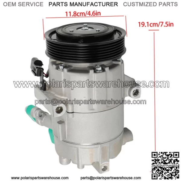 A/C Compressor For 2014 2015 2016-2019 Hyundai Elantra 2014-2019 Kia Forte Soul - Image 2
