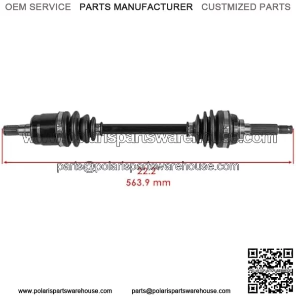 Left And Right CV Axles Compatible with Suzuki Eiger Auto 4x4 LT-A400FC 2005 2006 2007 / Eiger 4x4 LT-F400F 2005 2006 2007 - Image 4