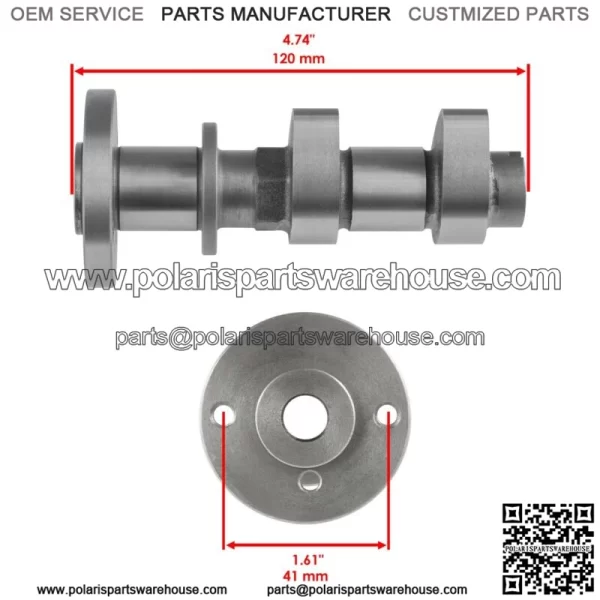 Exhaust & Intake Camshafts w/ Decompression for Polaris Sportsman 570 2014-2015 For: Polaris Sportsman 570 - Image 3