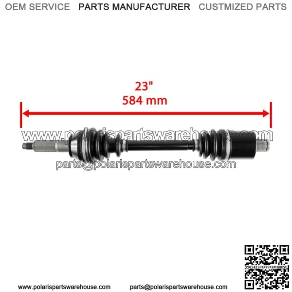 Front Rear Left and Right CV Joint Axle fits Polaris Sportsman 570 2015 - 2017 For: Polaris Sportsman 570 - Image 4
