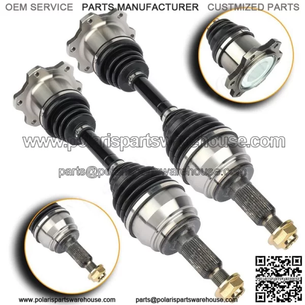 CV Axle Front For  Tahoe GMC Sierra 1500 Suburban 1500 4WD 6 LUG (For:  Silverado 1500) - Image 2
