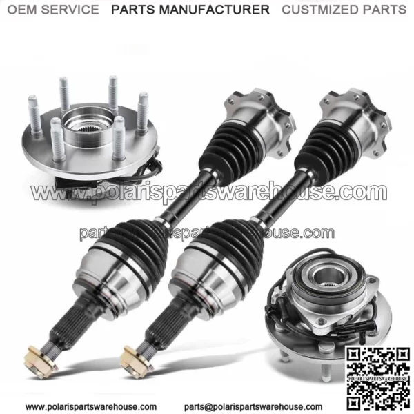 Front CV Axle & Wheel Hub Assembly for  Silverado 1500 Tahoe GMC Sierra (For: More than one vehicle)