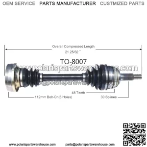 For Toyota 3.0L FWD Lexus ES300 Front Left/Right CV Axle Shaft TO8007 (For: Toyota)