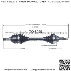 Front Driver Left CV Axle Shaft TO-8099 For Toyota Celica GT GTS FWD (For: Toyota)
