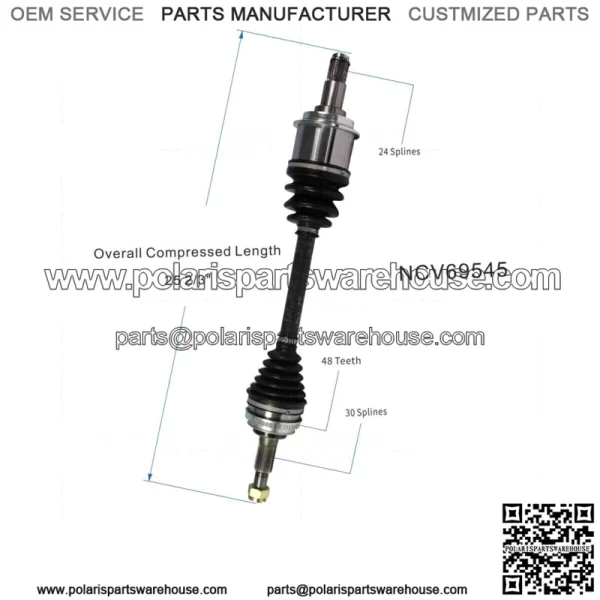 Front Left CV Joint Axle Shaft Assembly For Toyota Avalon Sienna Solara ES300 (For: Toyota)
