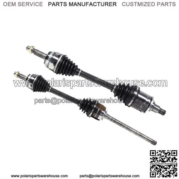 Front LH & RH Pair CV Axle Shaft For Toyota Highlander 3.5L V6 AWD 2008-2013 (For: Toyota)