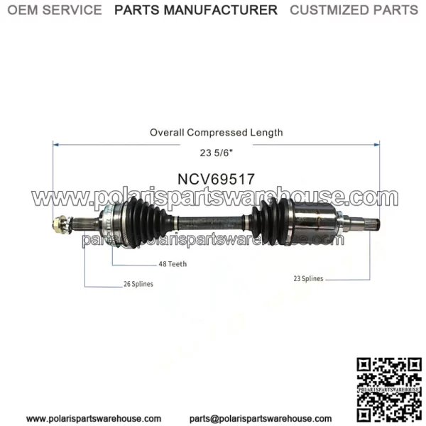 CV Axle Shaft Front Left Side fit for Toyota Corolla Prizm 1.6L 1.8L 1993-2002 (For: Toyota) - Image 2